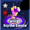 TWILIGHT SCYTHE EMOTE - BLADE BALL
