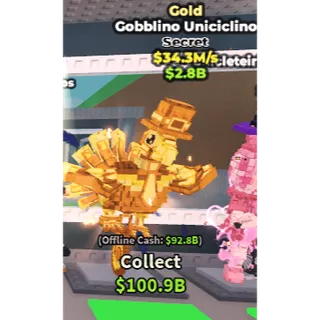 GOLD GOBBLINO UNICICLINO