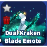 DUAL KRAKEN BLADE EMOTE - BLADE BALL