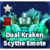 DUAL KRAKEN SCYTHE EMOTE - BLADE BALL