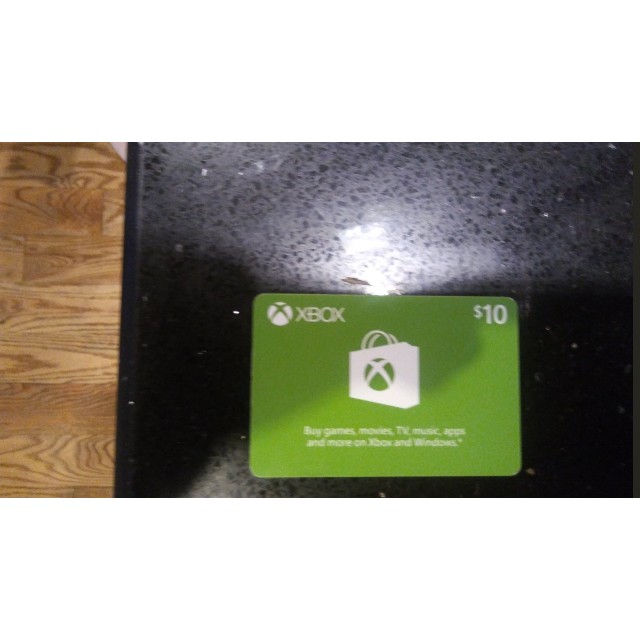 gift card xbox 10