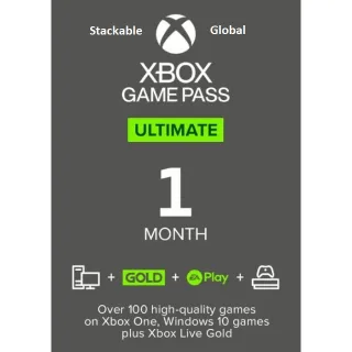 Xbox Game Pass Ultimate 1 month (Global), stackable, Auto Delivery