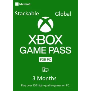 Xbox Game Pass PC - 3 Months, Global, Auto Delivery