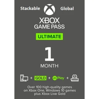 Xbox Game Pass Ultimate 1 month, Global, Stackable, Auto Delivery