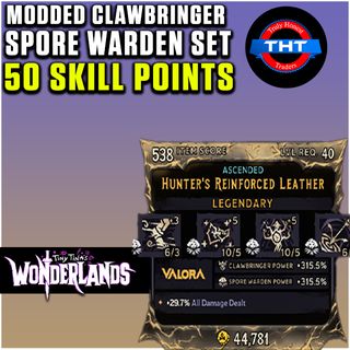 Modded Clawbringer Spore Warden Hunter's Reinforced Leather Tiny Tina