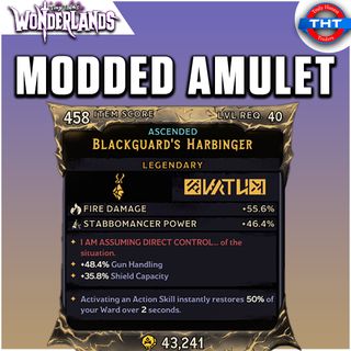 Modded Amulet Blackguard's Harbinger Tiny Tina's
