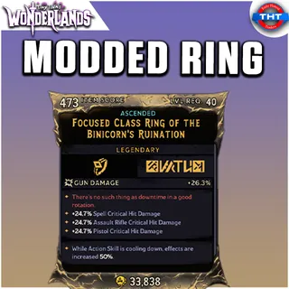 Modded Focused Class Ring of the Ruination Tiny Tina's