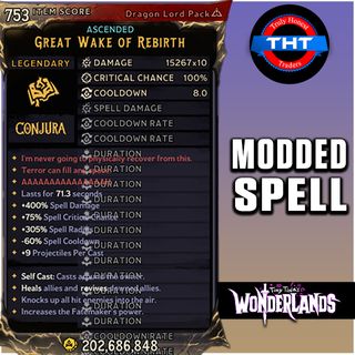 Modded Great Wake Spell Tiny Tina