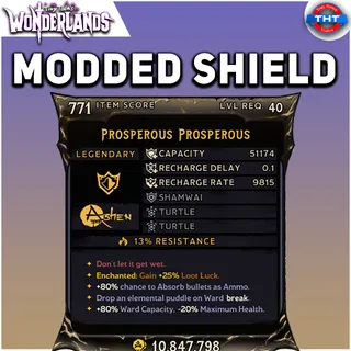 Prosperous Shield Mod Tiny Tina