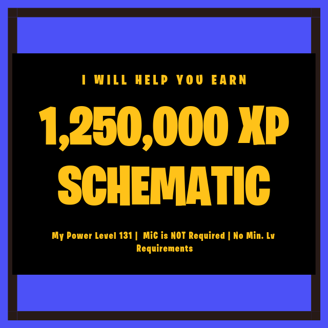 I Will Help You Get Schematic Survivor Hero Xp In Lv 100 Twine - i will help you get schematic survivor hero xp in lv 100 twine missions fortnite gig