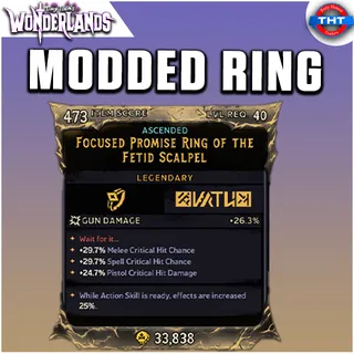 Modded Focused Promise Ring of the Scalpel Tiny Tina's