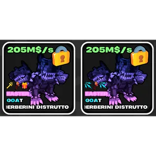 Fruits vs Brainrots Easter Cerberini 2x