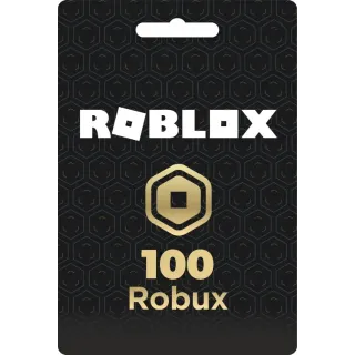 100 Robux [$1.5 Roblox] - Instant Delivery