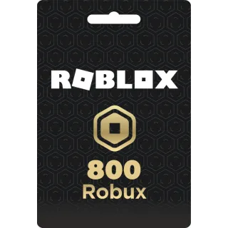 Roblox Key - 800 ROBUX - Instant Delivery