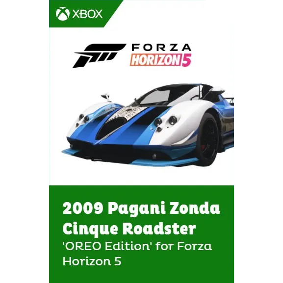 forza horizon 5 pagani oreo code