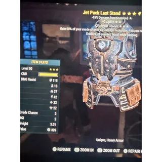 Last Stand Armor Jetpack