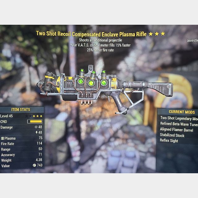 Weapon Two Shot Enclave Plasma Game Items Gameflip