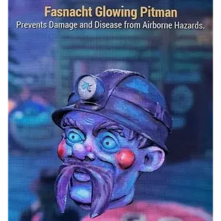 Fasnacht Glowing Pitman mask