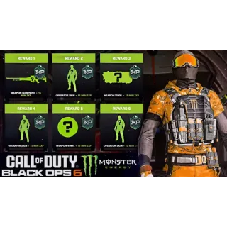 Monster Energy Call of Duty Black Ops 6 FULL SET INSTANT DELIVERY