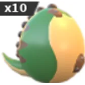 10x Fossil Eggs