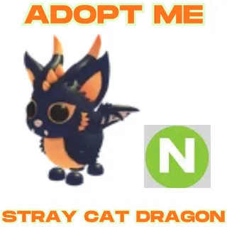 Neon Stray Cat Dragon