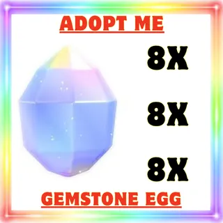 8x Gemstone Egg