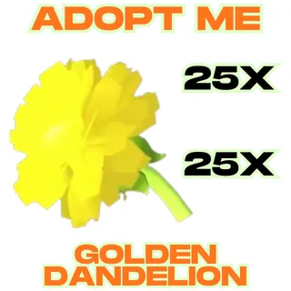 25x Golden Dandelion
