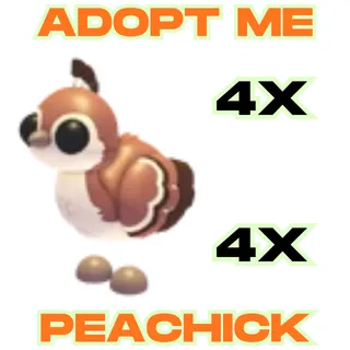 4x Peachick