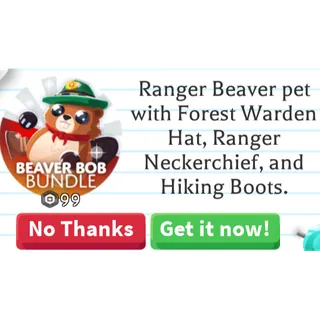 10x Ranger Beaver Bundle - Adopt Me