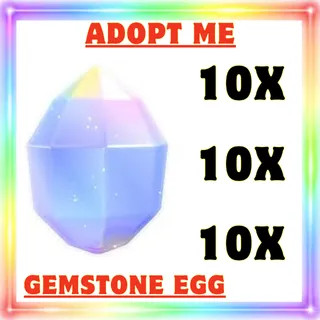 10x Gemstone Egg