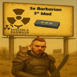 5x Barbarian 3* Mod
