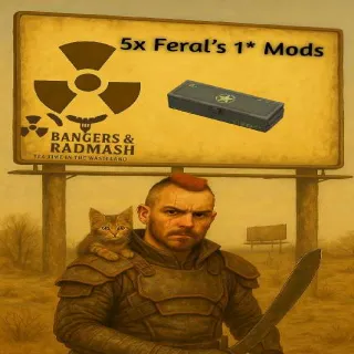 NEW Feral's Mods x5