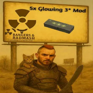 5x Glowing 3* Mod