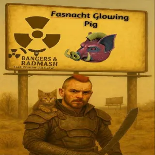 Fasnacht Glowing Pig