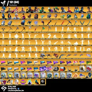 Stacked Fortnite account 500+ Skins