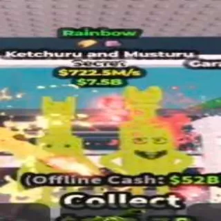 Ketchuru and Musturu $722.5M/s