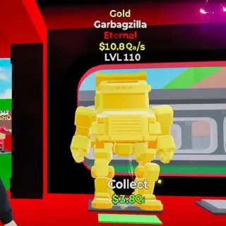 🔥  LVL 110 - Garbagzilla Gold - $10.8a/s Steal the Brainrot