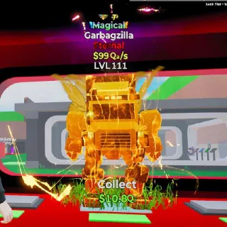 🔥 LVL 111 - Garbagzilla Magical $99Qa/s  Steal the Brainrot
