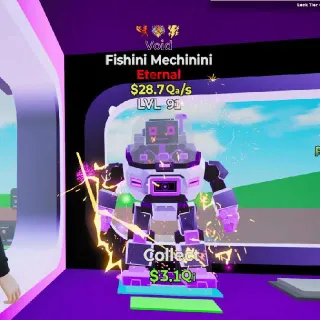 🔥 LVL 91 - Fishini Mechinini $28.7Qa/s LV81 Void Brainrot