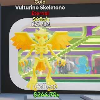 🔥 Vulturino Skeletono Eternal Steal the Brainrot