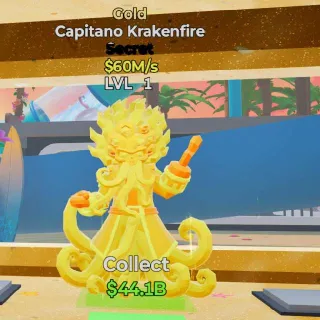 🔥 Capitano Krakenfire Gold Brainrot