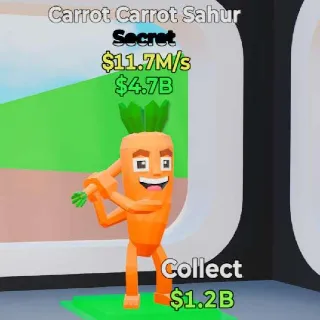 🔥 CARROT CARROT SAHUR- Fortnite Steal the Brainrot Rare