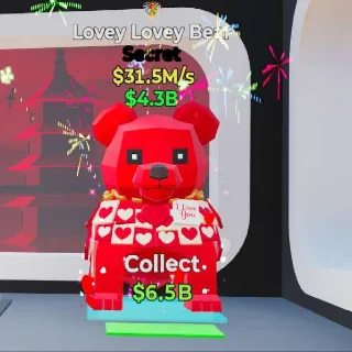 🔥 1 TRAIT -  LOVEY LOVEY BEAR - Fortnite Steal the Brainrot Rare