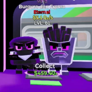 🔥 LVL 81 - Burguro dan Fryuro $5.1Qa/s LV81 Void Brainrot