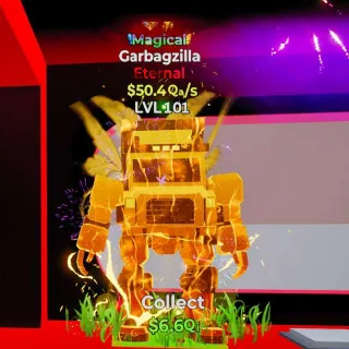 🔥 LVL 101 - Garbagzilla Magical $50.4Qa/s  Steal the Brainrot