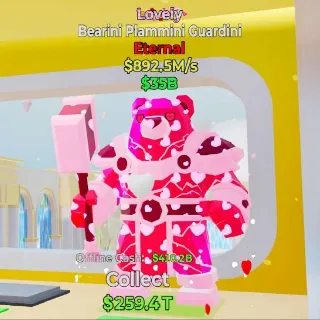 🔥 BEARINI PLAMMINI GUARDINI LOVELY - Fortnite Steal the Brainrot Rare