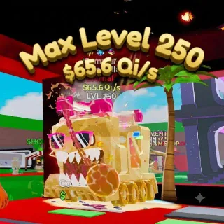 🔥 Lvl 250 - Wreckzilla Summer $65.6Qi/s 3 Traits Brainrot