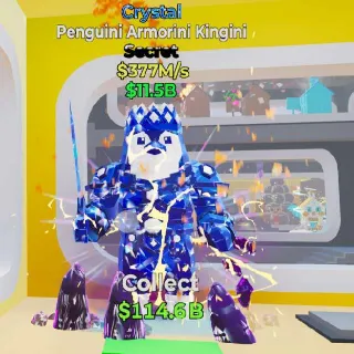 🔥 PENGUINI ARMORINIKINGINI CRYSTAL - Fortnite Steal The Brainrot Rare