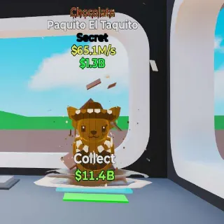 🔥 PAQUITO ELTAQUITO CHOCOLATE - Fortnite Steal the Brainrot Rare