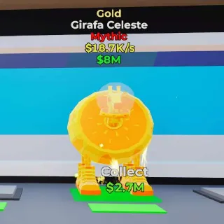 🔥 Girafa Celeste GOLD - Fortnite Steal the Brainrot Rare